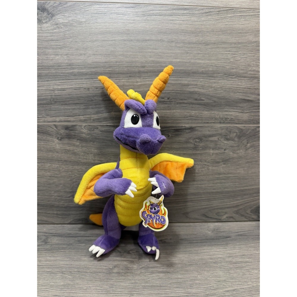 Spyro the Dragon very rare Plush Toy Play by Play Toys 2001 Playstation 1 PS1